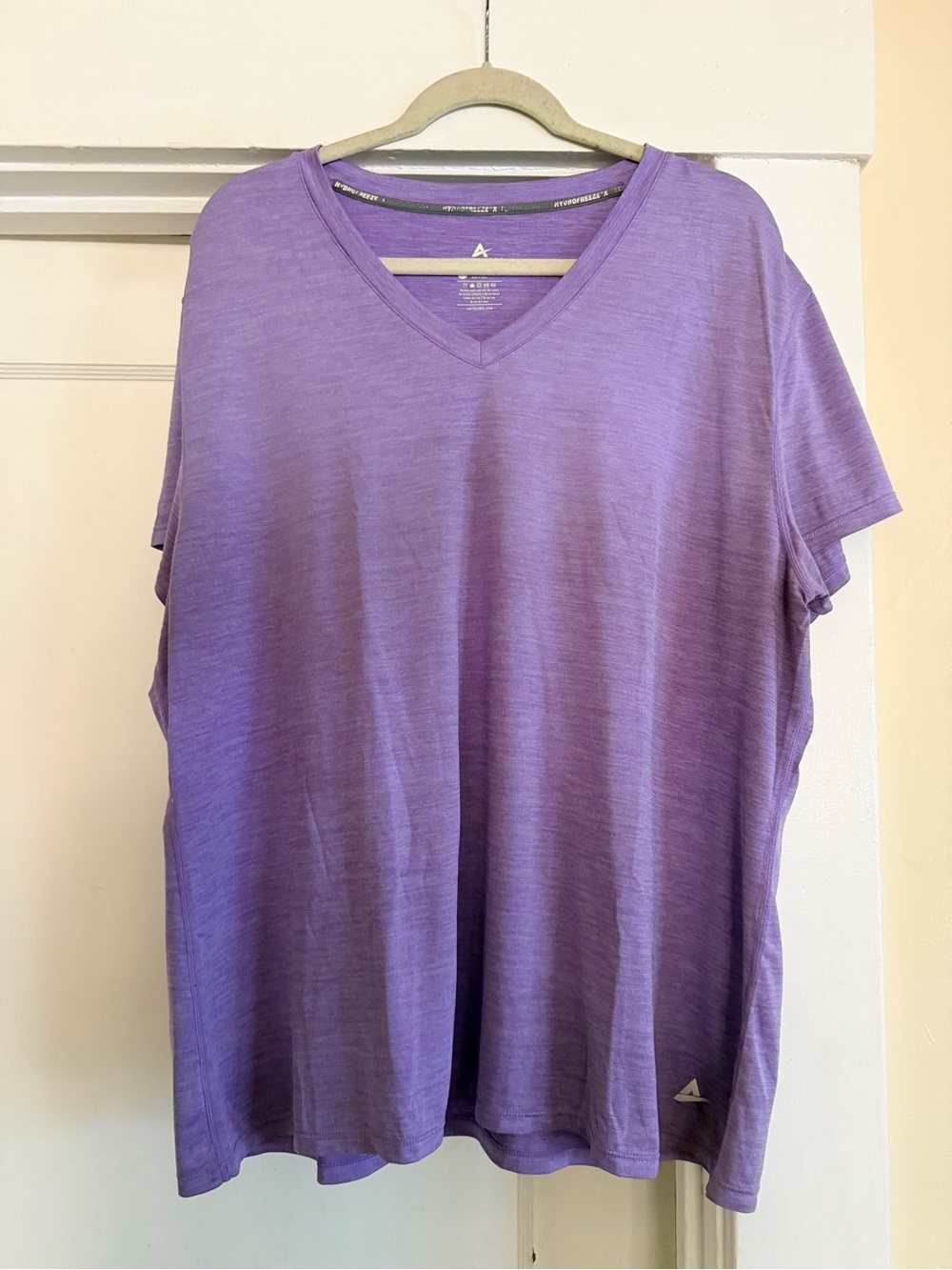 Women's V-Neck Short Sleeve Tee - Purple - Arctic Cool